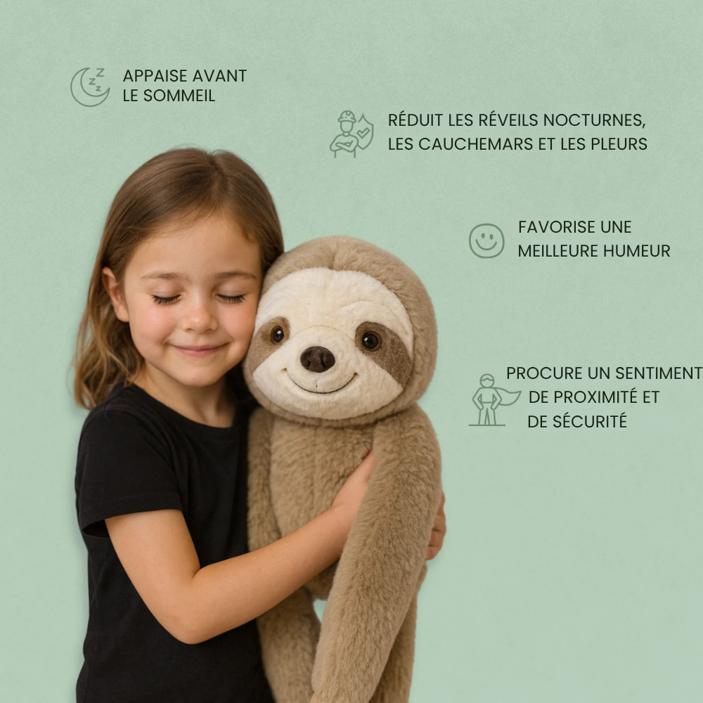 Câlinoux™ - Peluche lestée pour un câlin sans fin